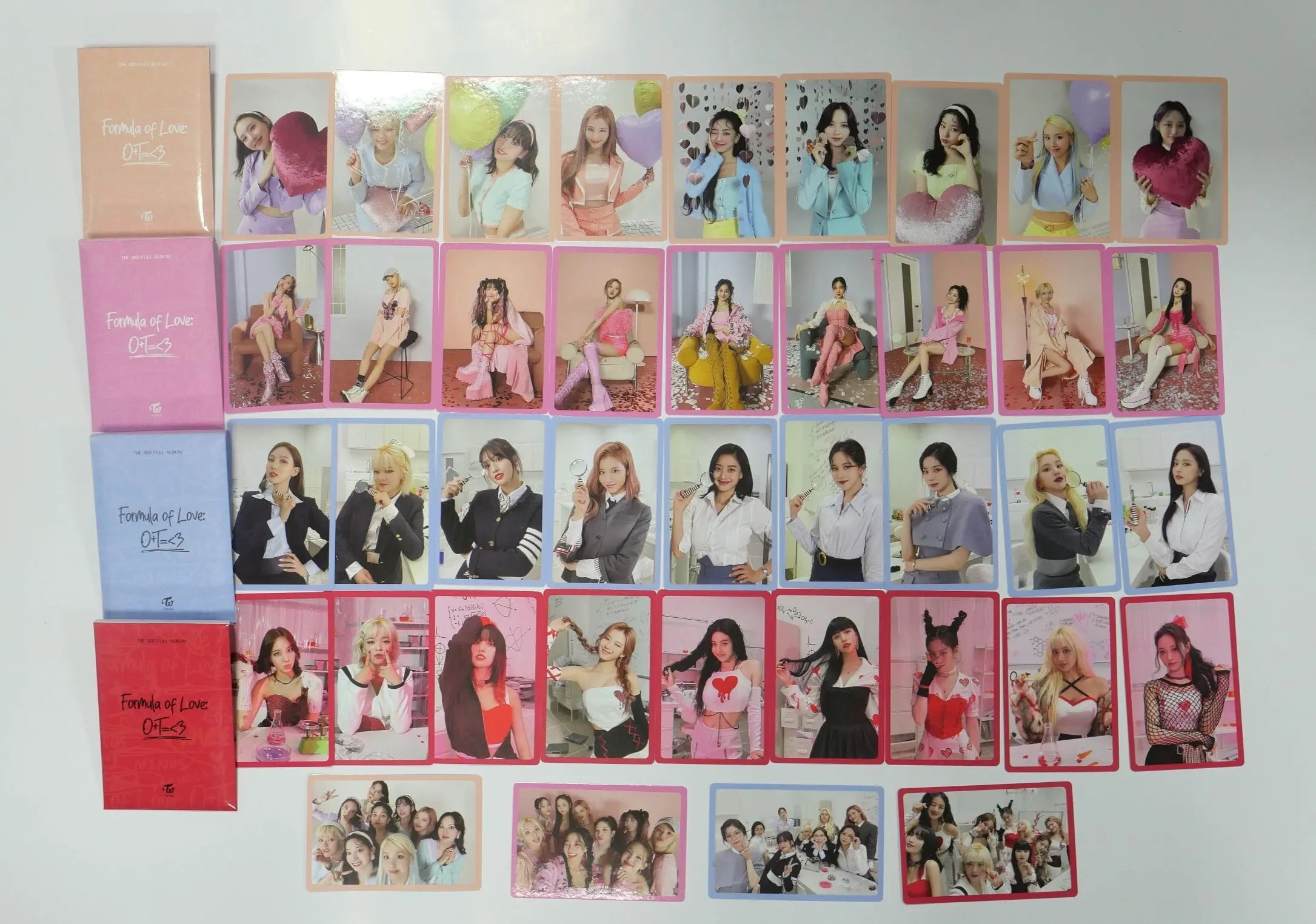 TWICE 'Formula of Love: O+T=<3' - PRE-ORDER Photocard Set(40EA