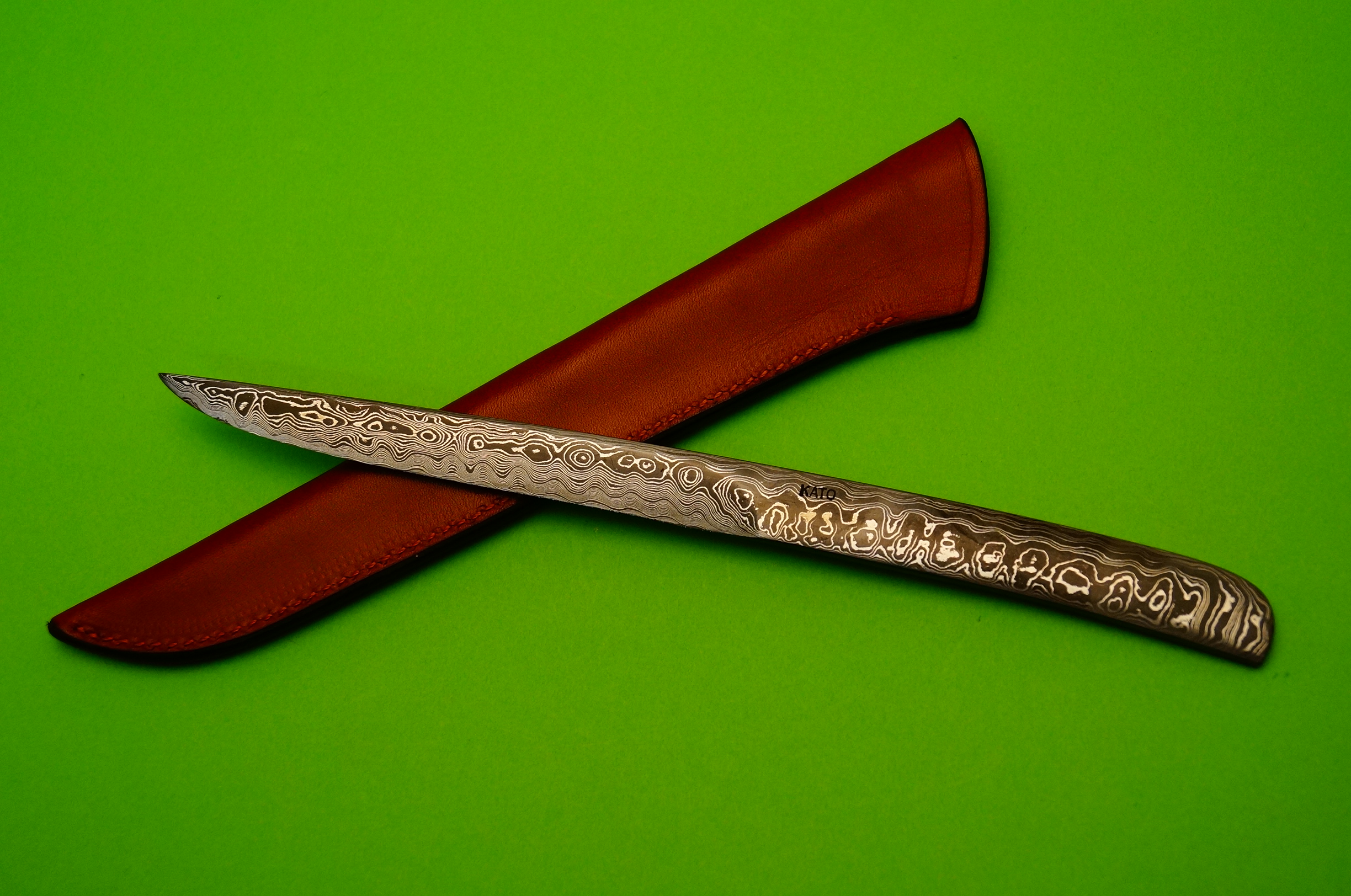 加藤清志作(藤原良明)-ﾆｯｹﾙﾀﾞﾏｽｶｽ-ペーパーナイフ YA244 販売済 - 銀座菊秀