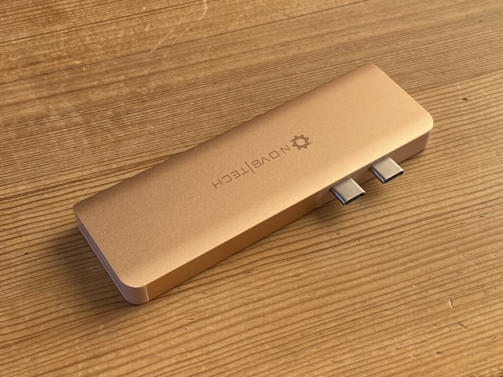 ガジェット】M1MacBook Air用にUSB-Cハブを。 Nov8Tech MacBookAir用