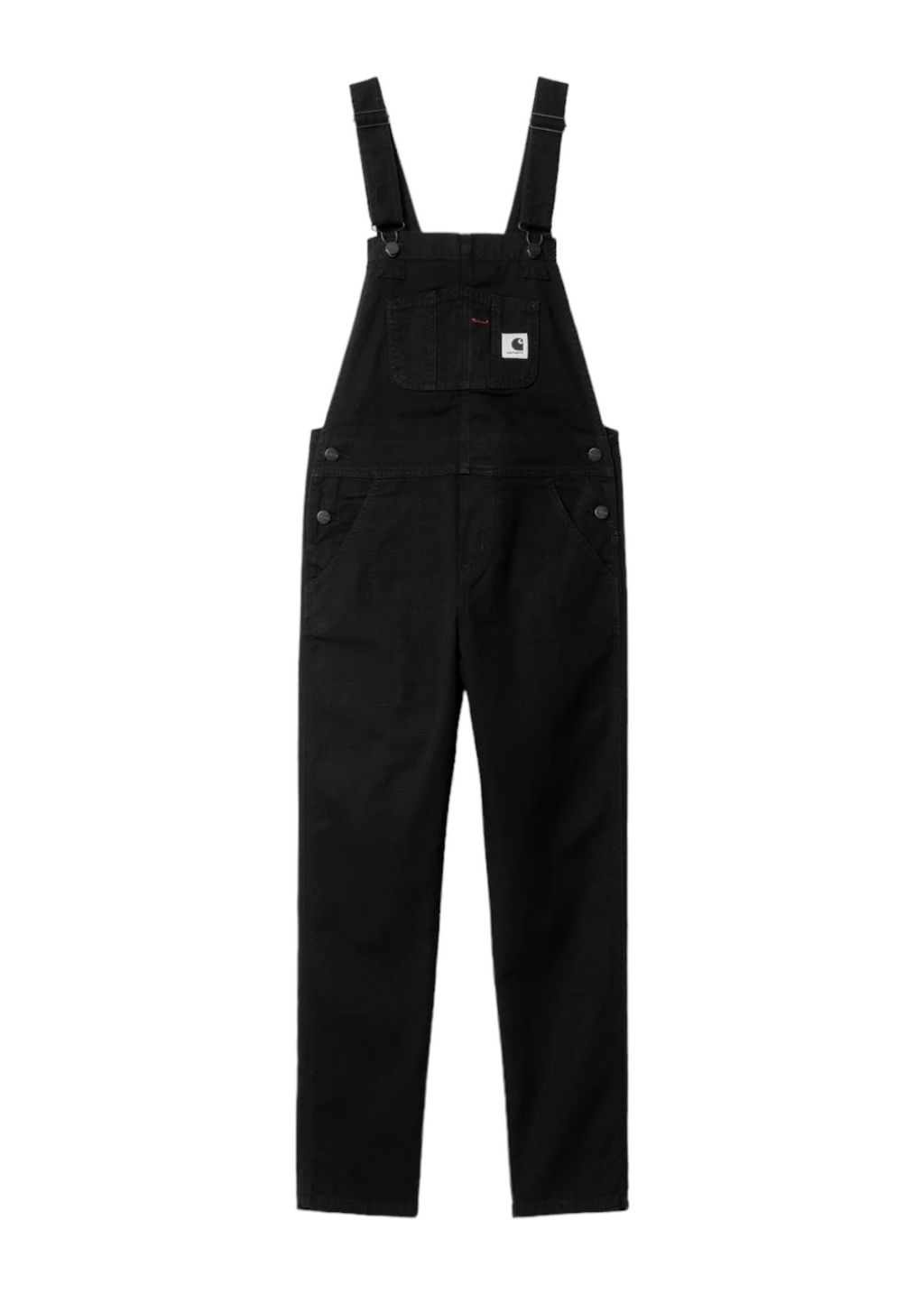 Carhartt WIP - W' Bib Overall - Black Rinsed | Hardpressed Print