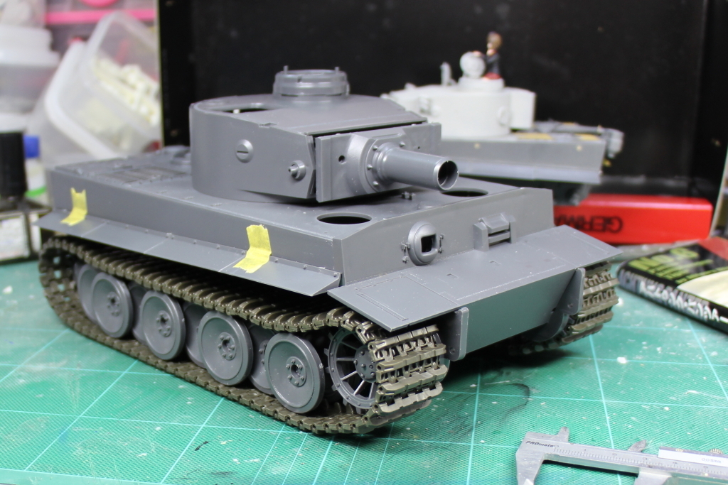 タミヤ1/25 タイガーI型 製作記 - へぼへぼ日記