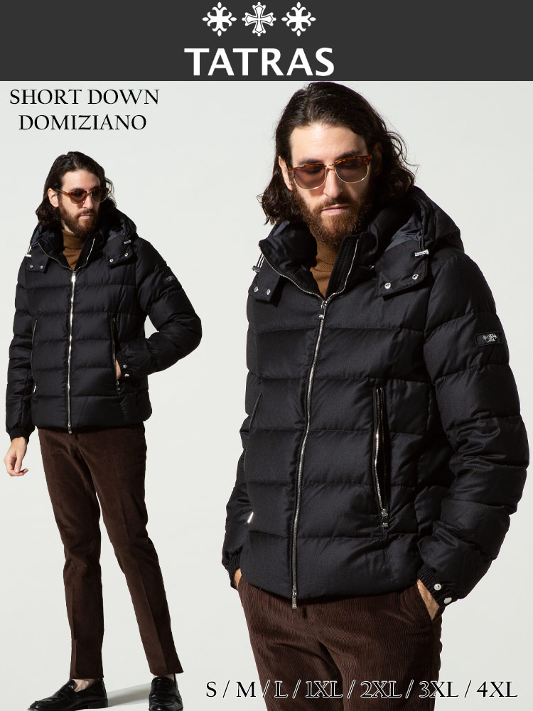 TATRAS タトラス メンズ TRライン シルク ウール フード ダウン