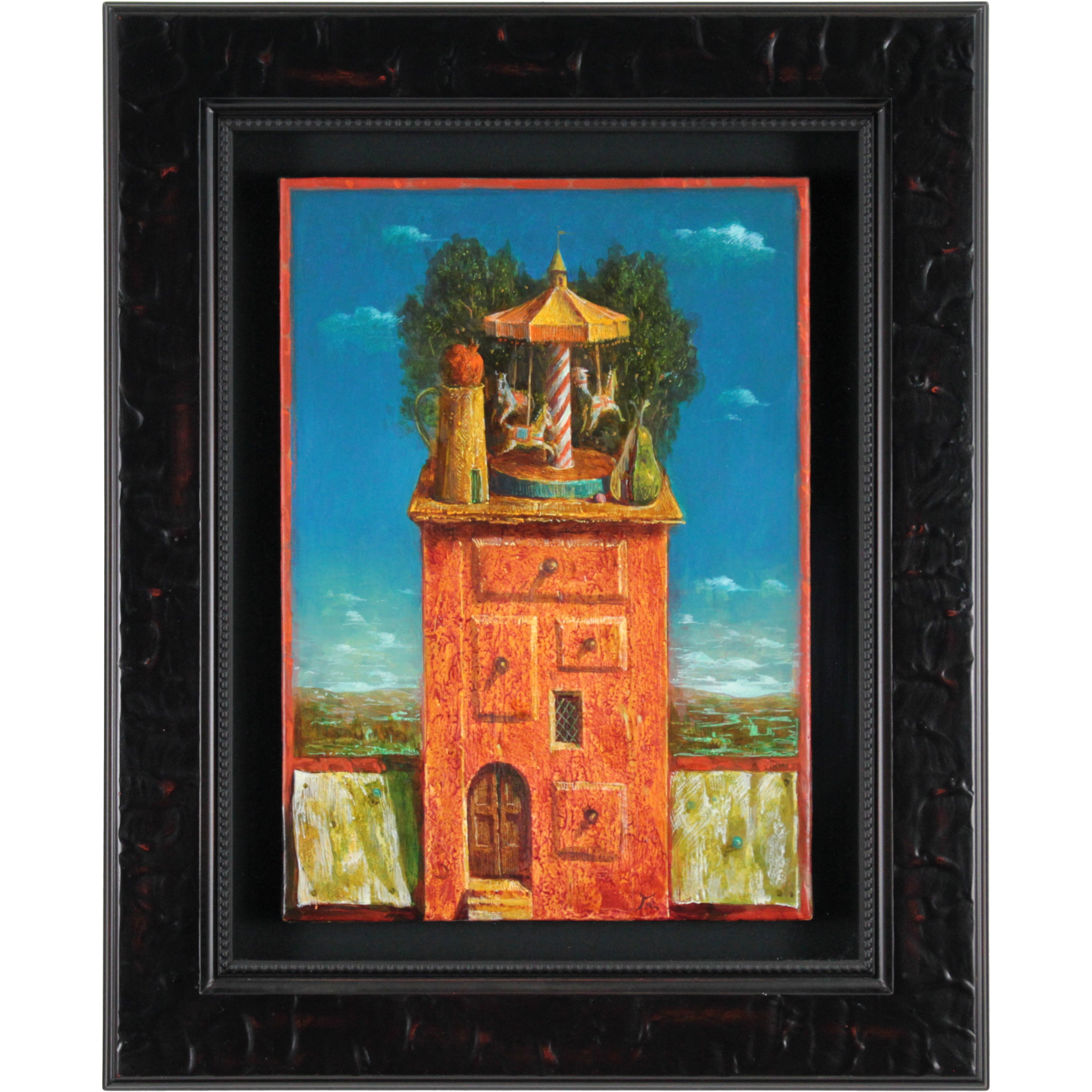 鍋島正一 『回想の時』 油彩画 - 北海道画廊