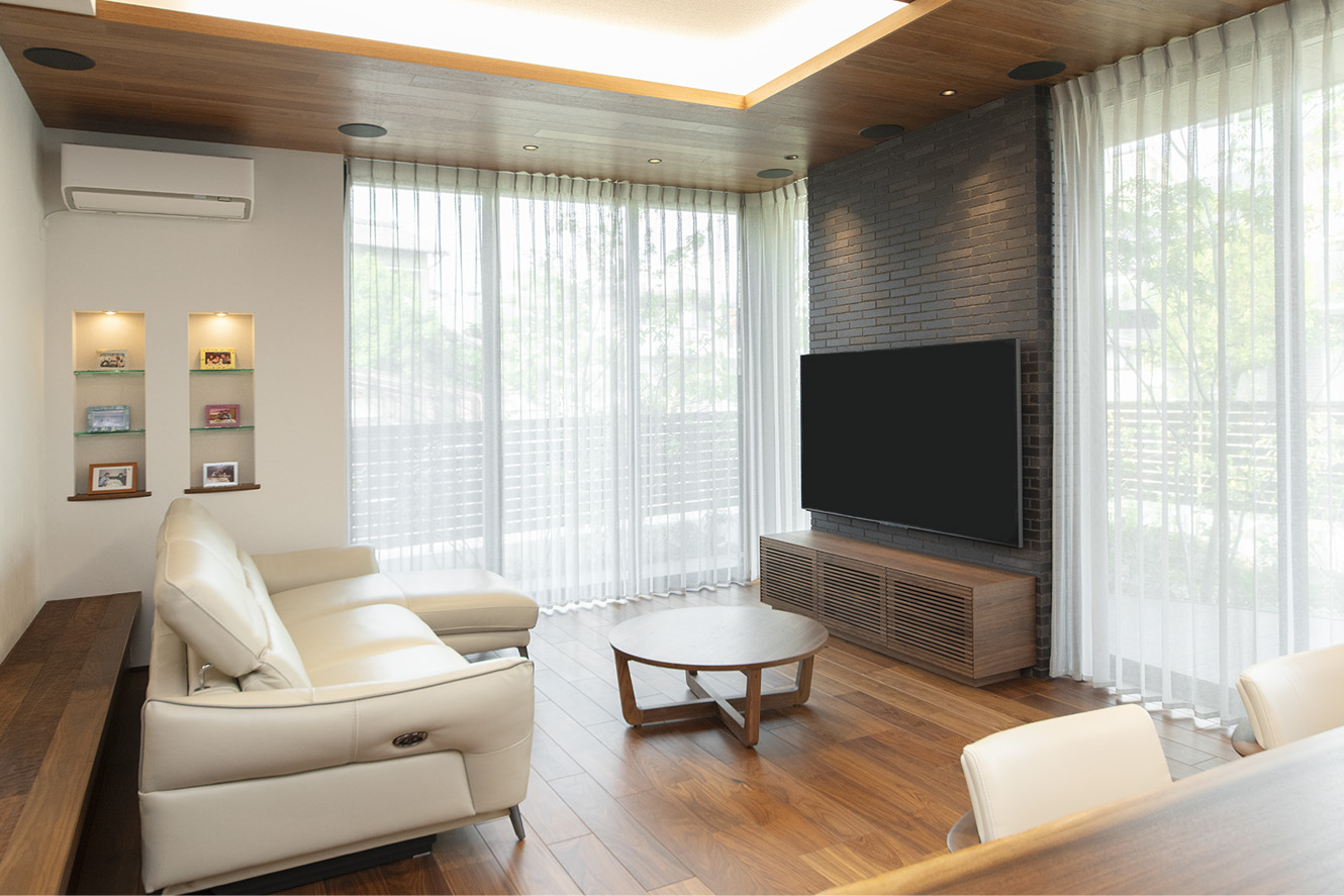 リビングシアターCASE73 上質な音に心安らぐ2つのテレビシアター