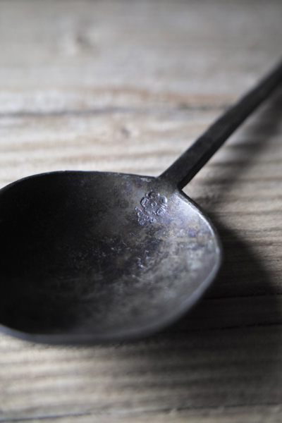 ピューター製スプーン