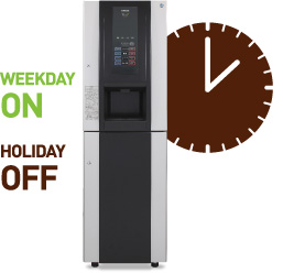 週間タイマー機能｜給茶機のレンタルサービス「ティータイムプラス」