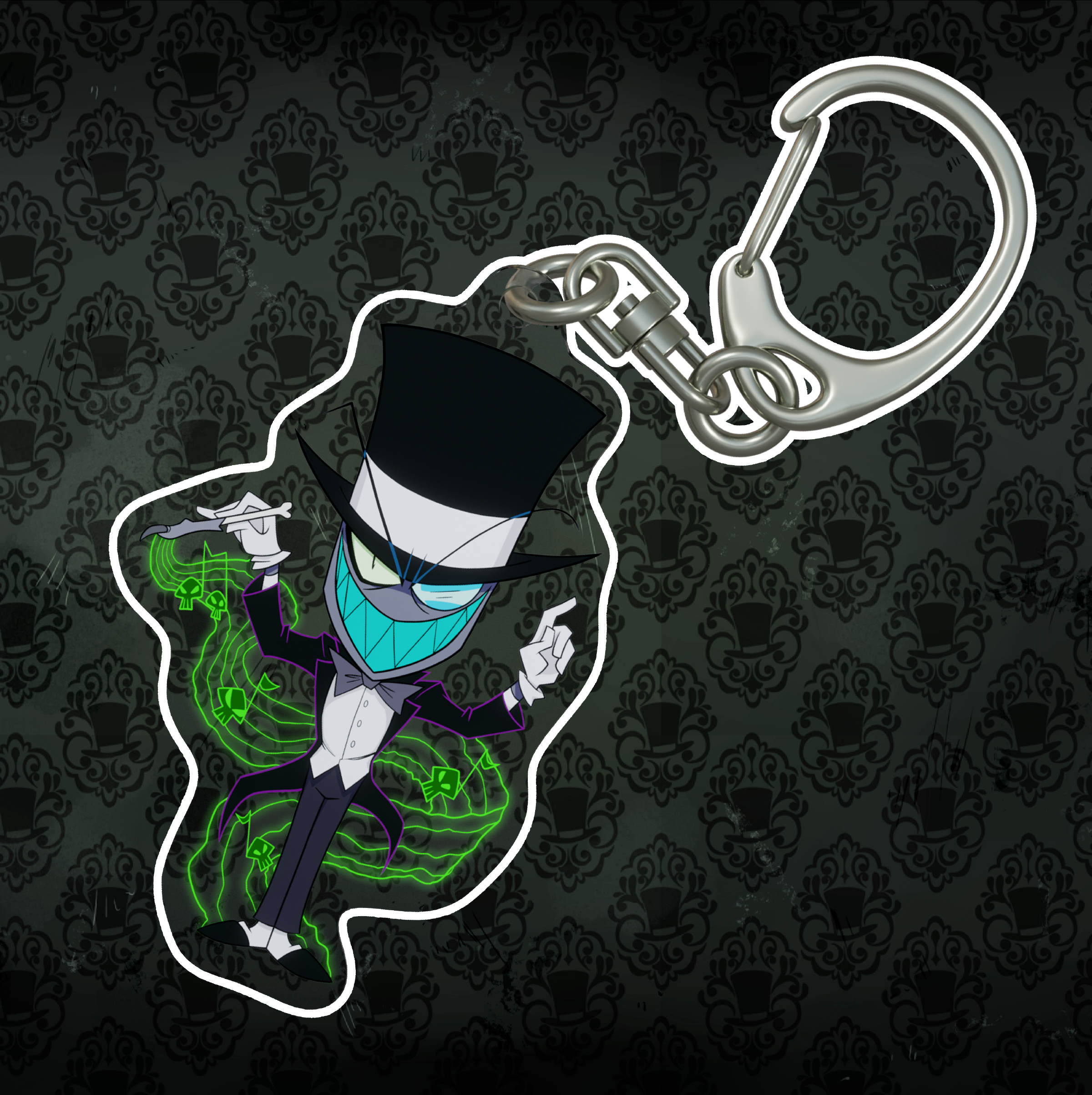 Black Hat (Villainous) - San Japan 2025 Keychain – Horizons Merch