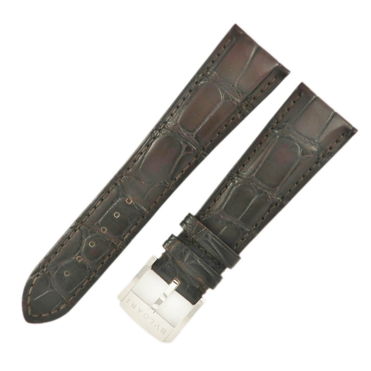 ブルガリ BVLGARI 純正 オクトローマ（OC41S）用クロコバンド Mサイズ