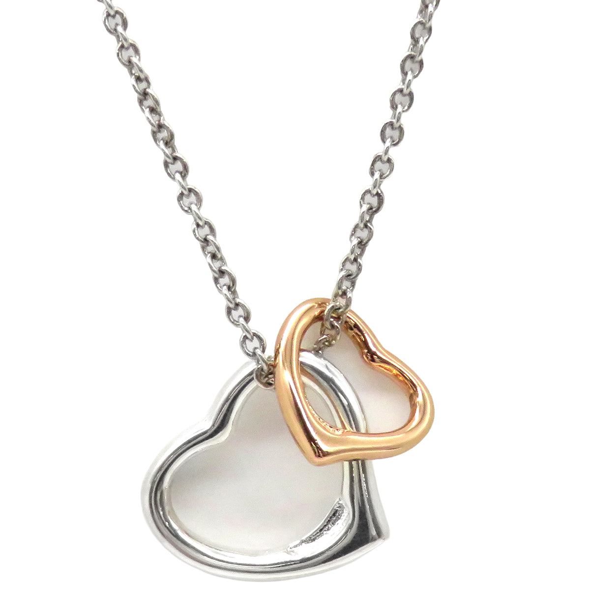 ティファニー Tiffany & Co ダブルオープンハート ピンクゴールド