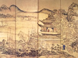 池大雅の楼閣山水図屏風: いづつやの文化記号