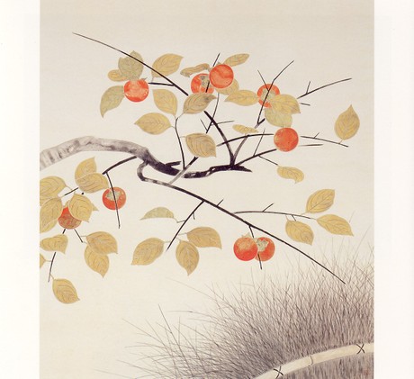 秋の日にとっておきの柿の絵！: いづつやの文化記号