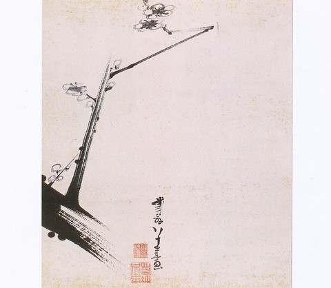 日本の美 紅白梅！ お気に入り水墨画（3）: いづつやの文化記号