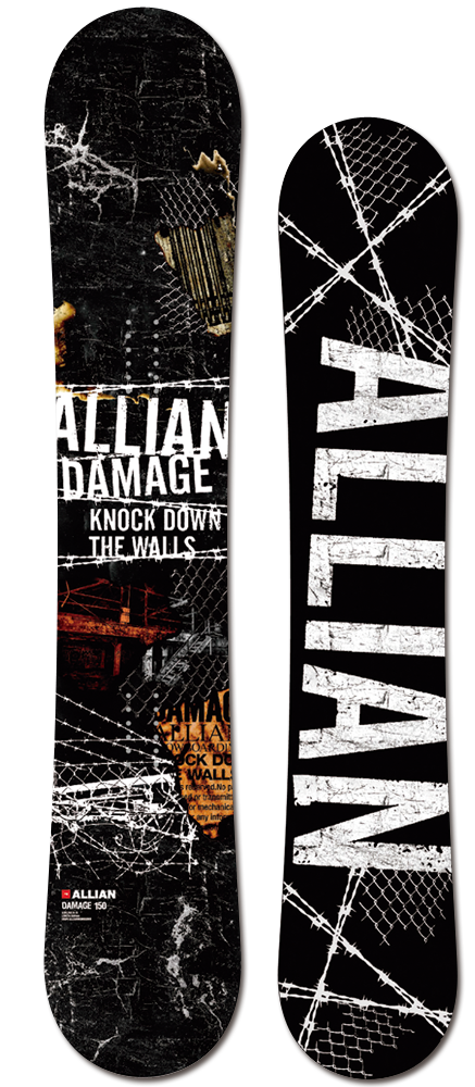 アライアン（ALLIAN）【DAMAGE】 14-15 スノーボード 2015年 | 横浜