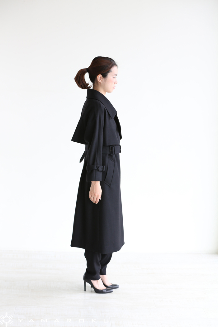 Mame Kurogouchi(マメ) Fine Wool Trench Coat ウールトレンチコート