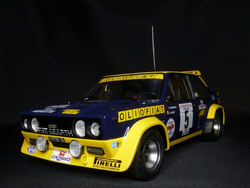 フィアット131 アバルトラリー 製作日記- 完成 | TAKEZOの模型の部屋