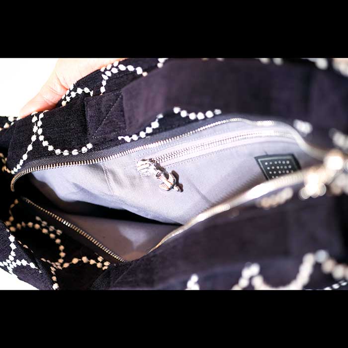 ミナペルホネンtambourineボディバッグ（S）navy | Lin total fashion