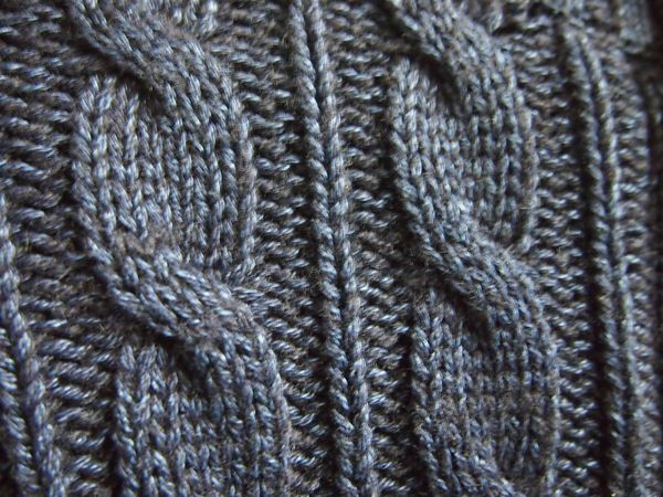 スティーブンソンオーバーオール、インディゴケーブルニット