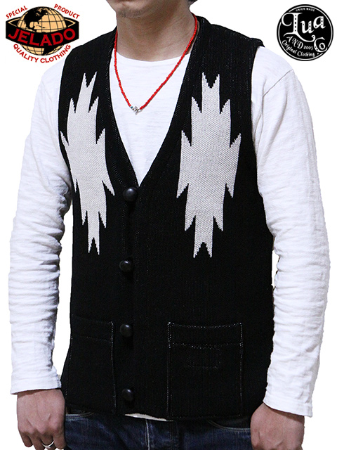 限定商品” 【 JELADO x Lua 】 別注チマヨニットベスト サンタフェ