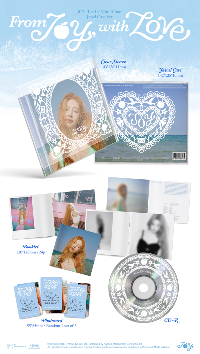 韓国盤】From JOY, with Love（CD）＜Jewel Case Ver.＞｜JOY｜mu-mo