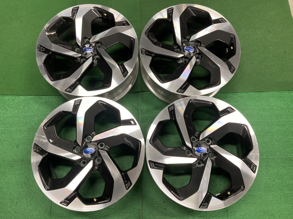 新車外し スバル フォレスター SK 純正 18インチ アルミホイール 買取