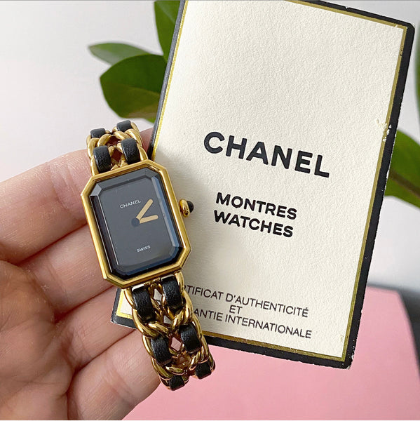 Chanel Vintage 1987 Premiere Watch Chain Link Bracelet – I MISS