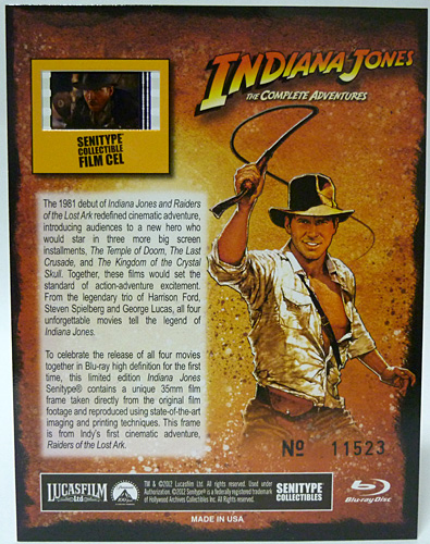 インディ・ジョーンズ コンプリート・アドベンチャーズ』Blu-ray BOX