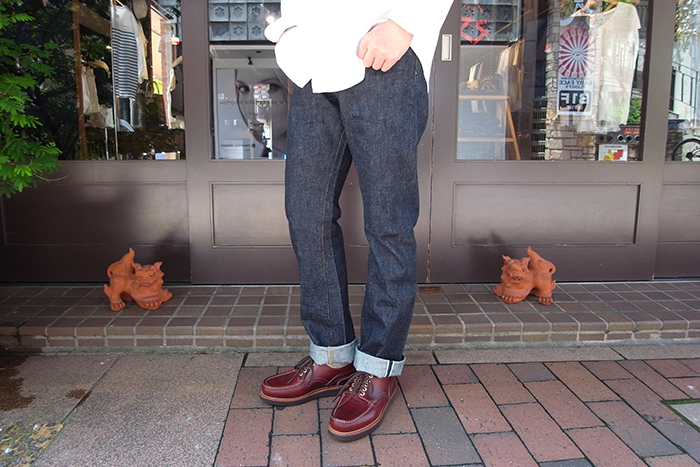 RUSSELL MOCCASIN Country Oxford | INDIGO BLUE