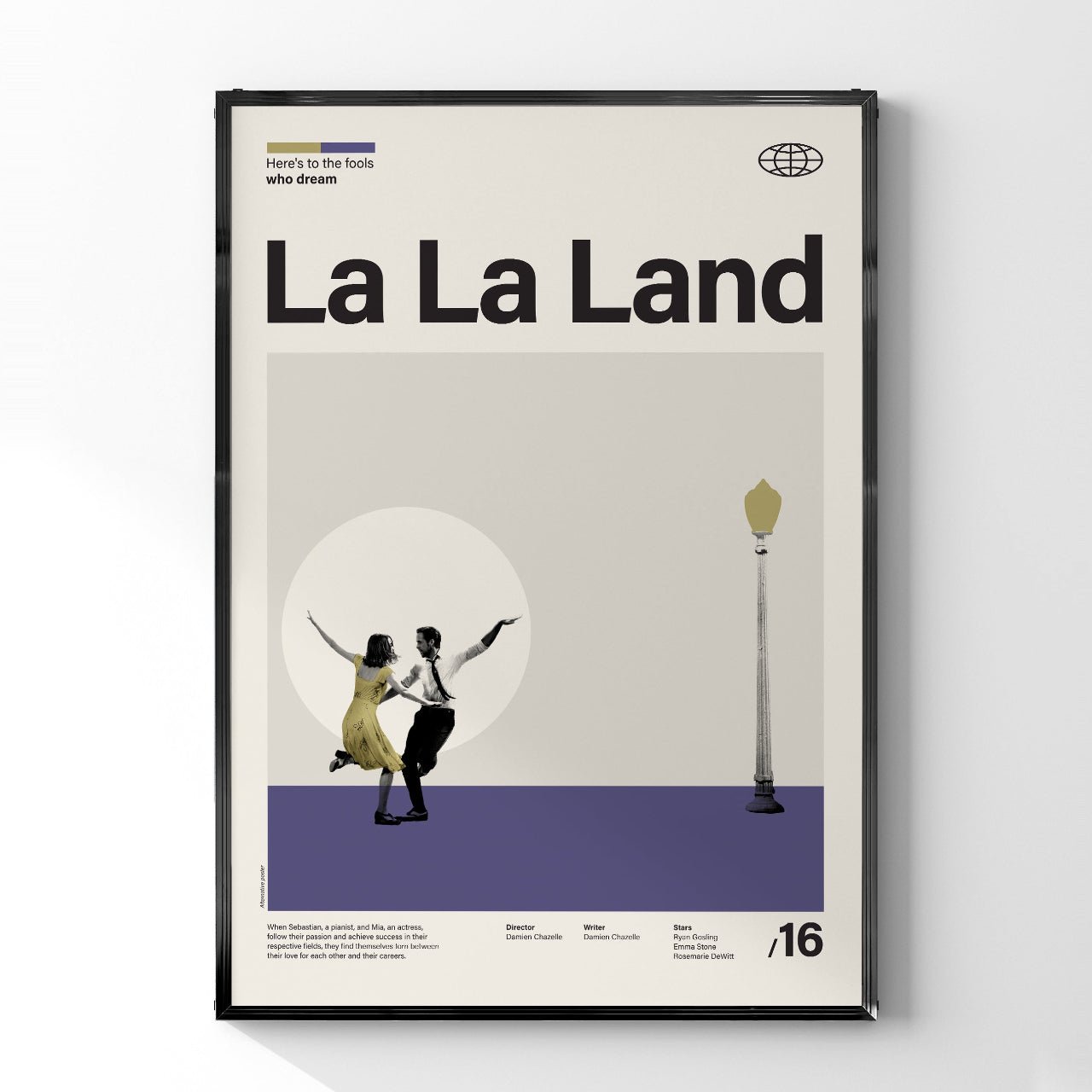 ラ・ラ・ランド」ミニマリストアートポスター – Ink Jp