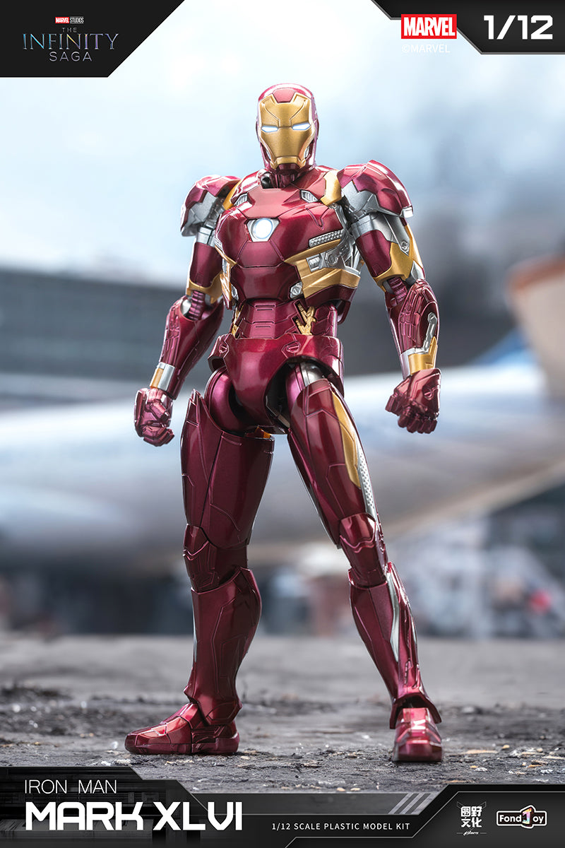 1:12 Iron Man Mark XLVI Mk46 Action Figure Assembly Kit