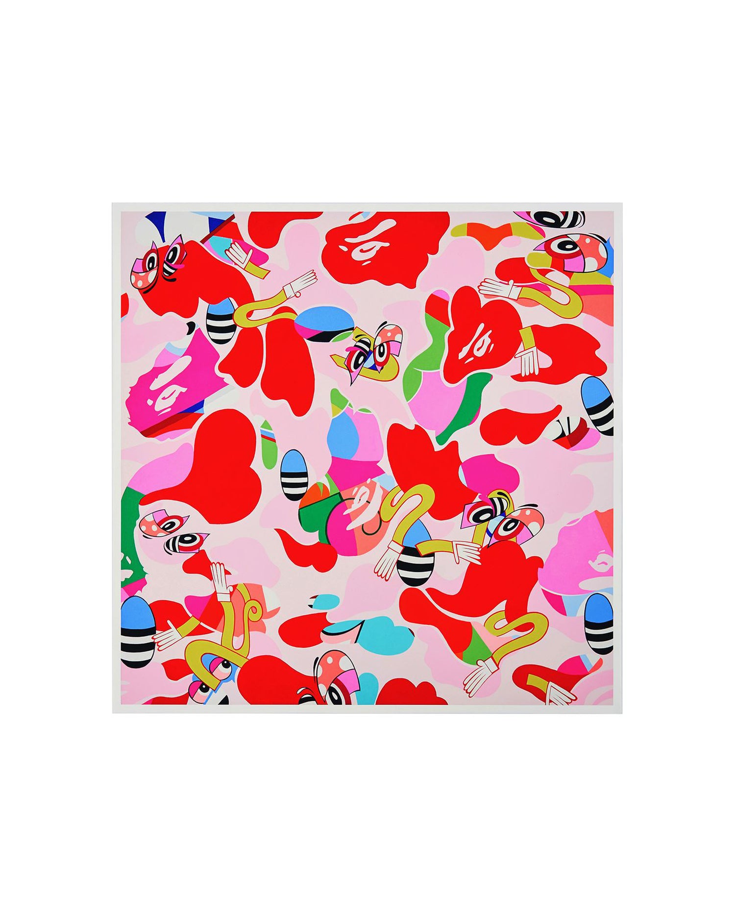 A BATHING APE® X Erickink ABC Camo Pink By Eric Inkala | Bape