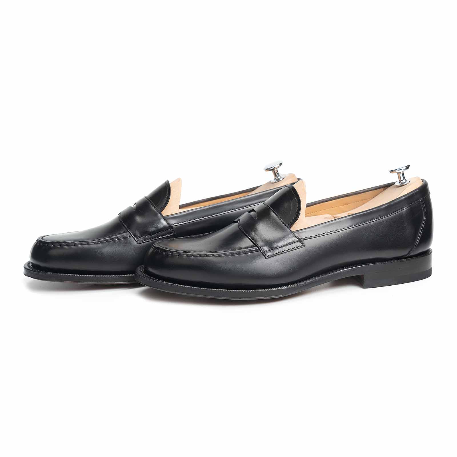 501040 - BLACK HERITAGE SHELL CORDOVAN - E – Meermin Shoes
