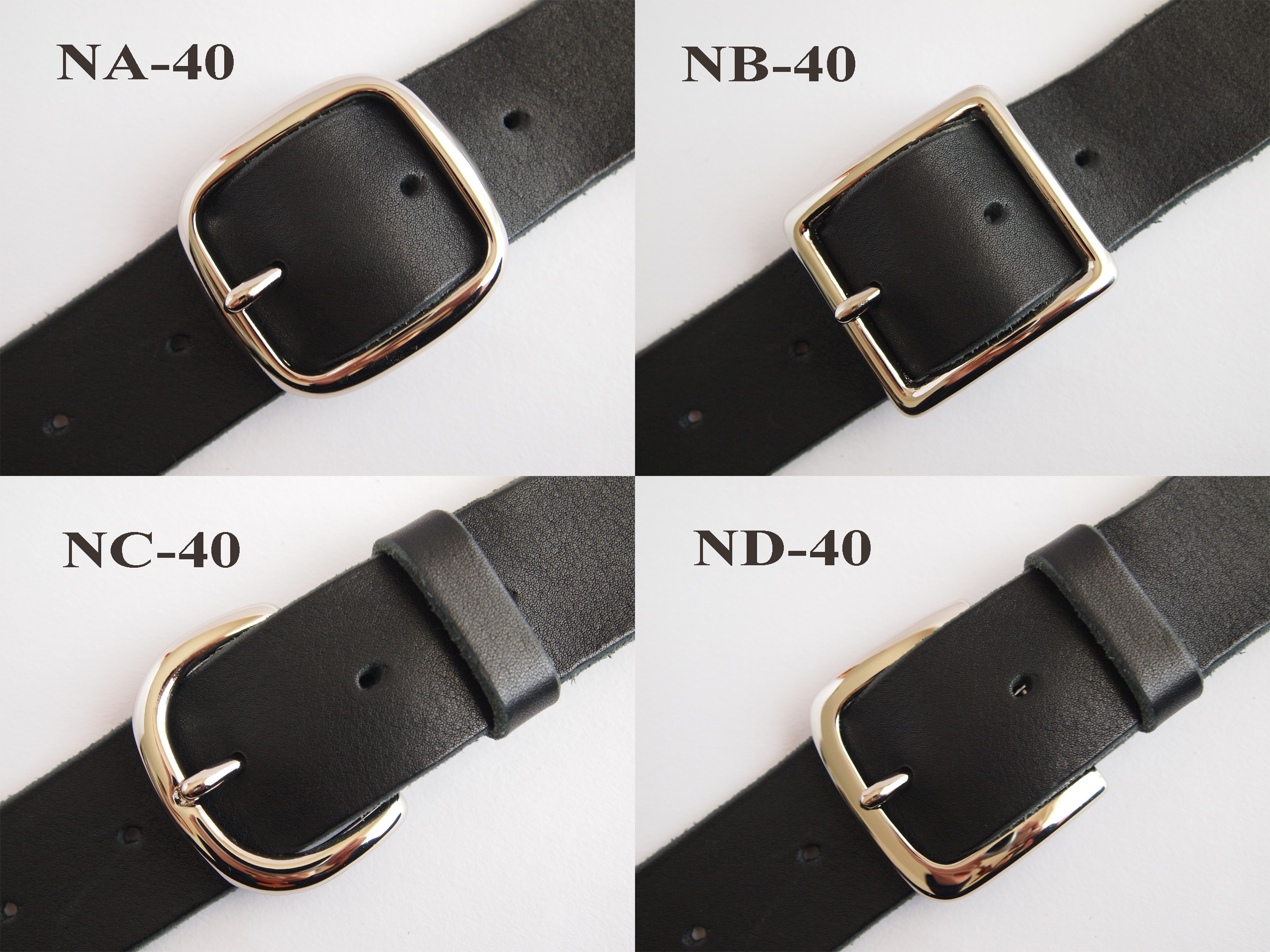 40mm 【ハードタイプ】 ブラック g007 ギターストラップ | 本革ギター