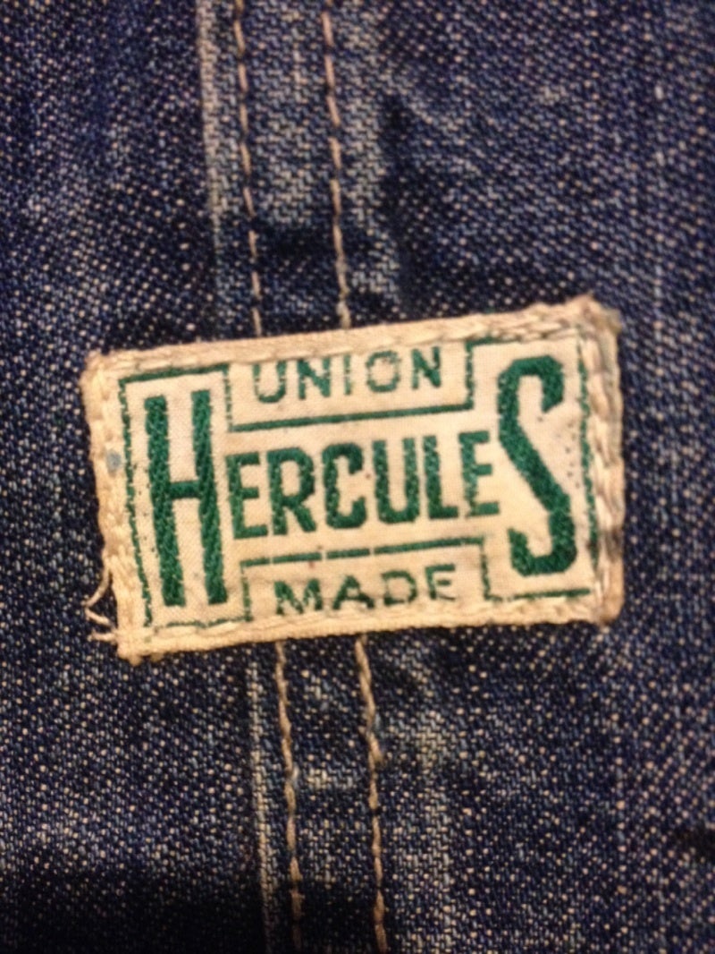40's ヘラクレス 大戦 オーバーオール ハンマータグ ⭐函館ビンテージ