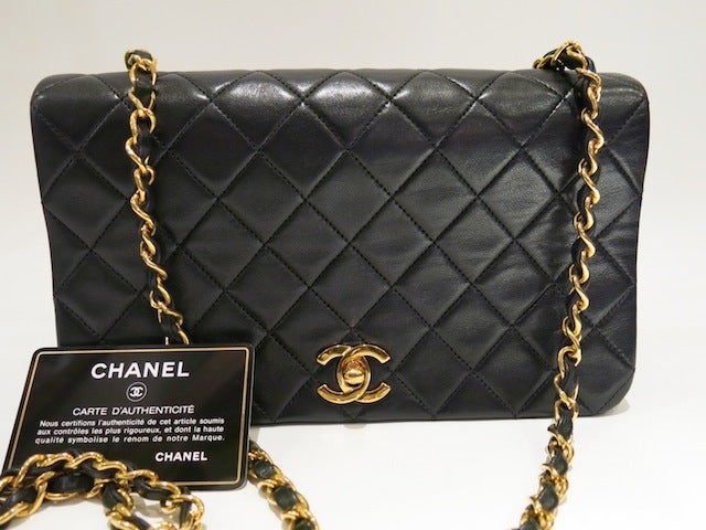 CHANEL ヴィンテージ シャネル マトラッセ シングル フルフラップ