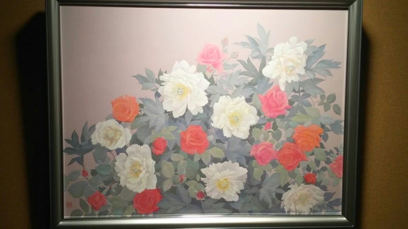 新・牡丹と薔薇」富貴長春図 | 平田まりオフィシャルブログ「平田まり