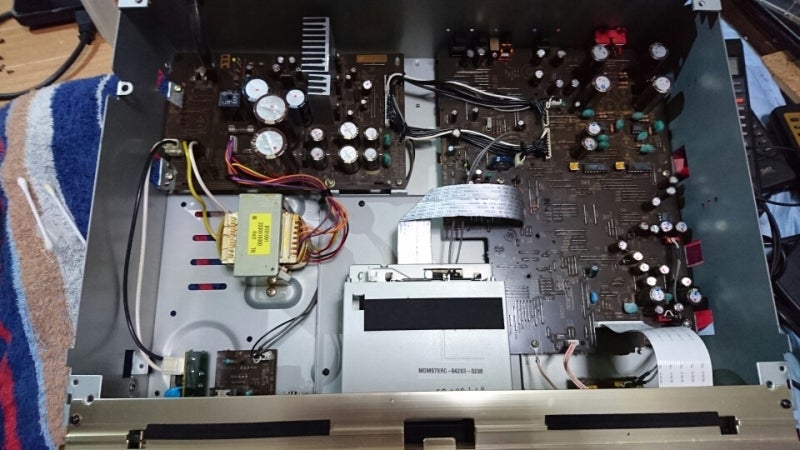 DENONのMDデッキDMD-1600ALジャンクの5分間修理～(笑) | K'S MY