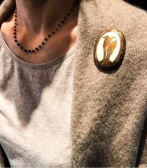 山羊のブローチ！！！ | 10年以上も飽きないアクセサリー in 銀座ブログ