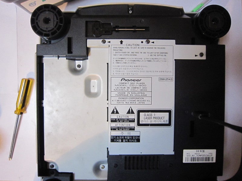 CDJ800 ピックアップ交換方法 | OSHOWSHI NIGHT INFO.