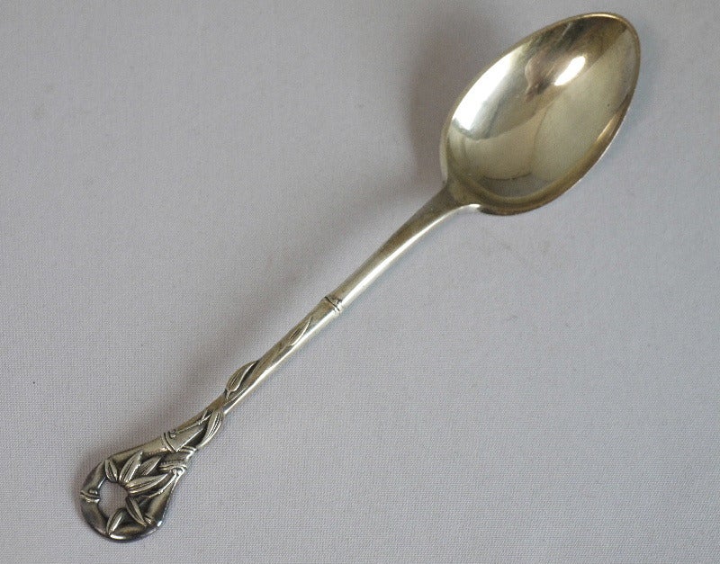 純銀製 三越製 竹模様スプーン六本 共箱入り | 戦前日本のアンティーク