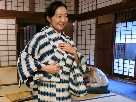 竹田耕三先生による有松絞りのお話 日本きもの学会産地研修 / 有松絞り