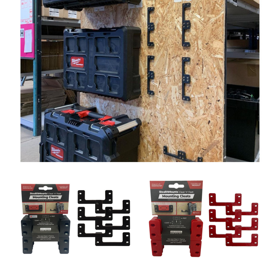 Milwaukee PACKOUT対応 マウンティングクリート (6 Pack