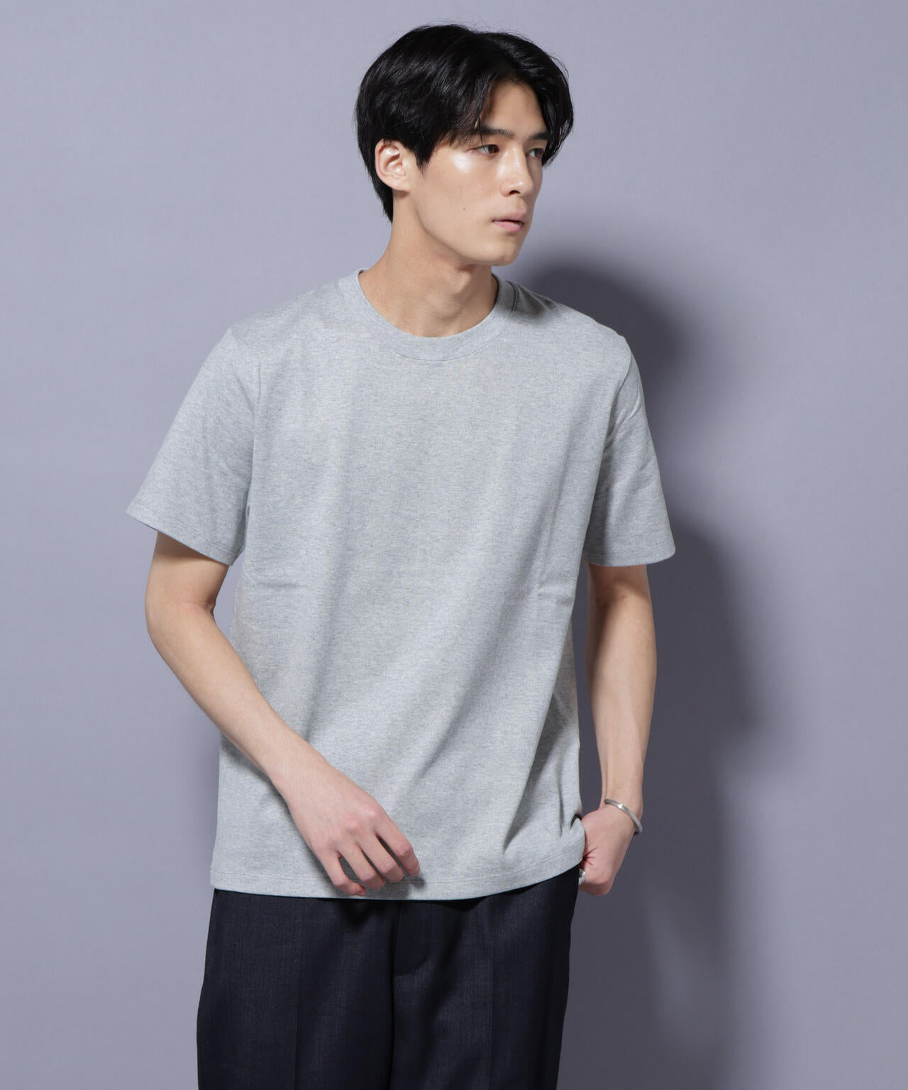 Anti Soaked(R) 汗染み防止 クルーネック レギュラーシルエット Tシャツ