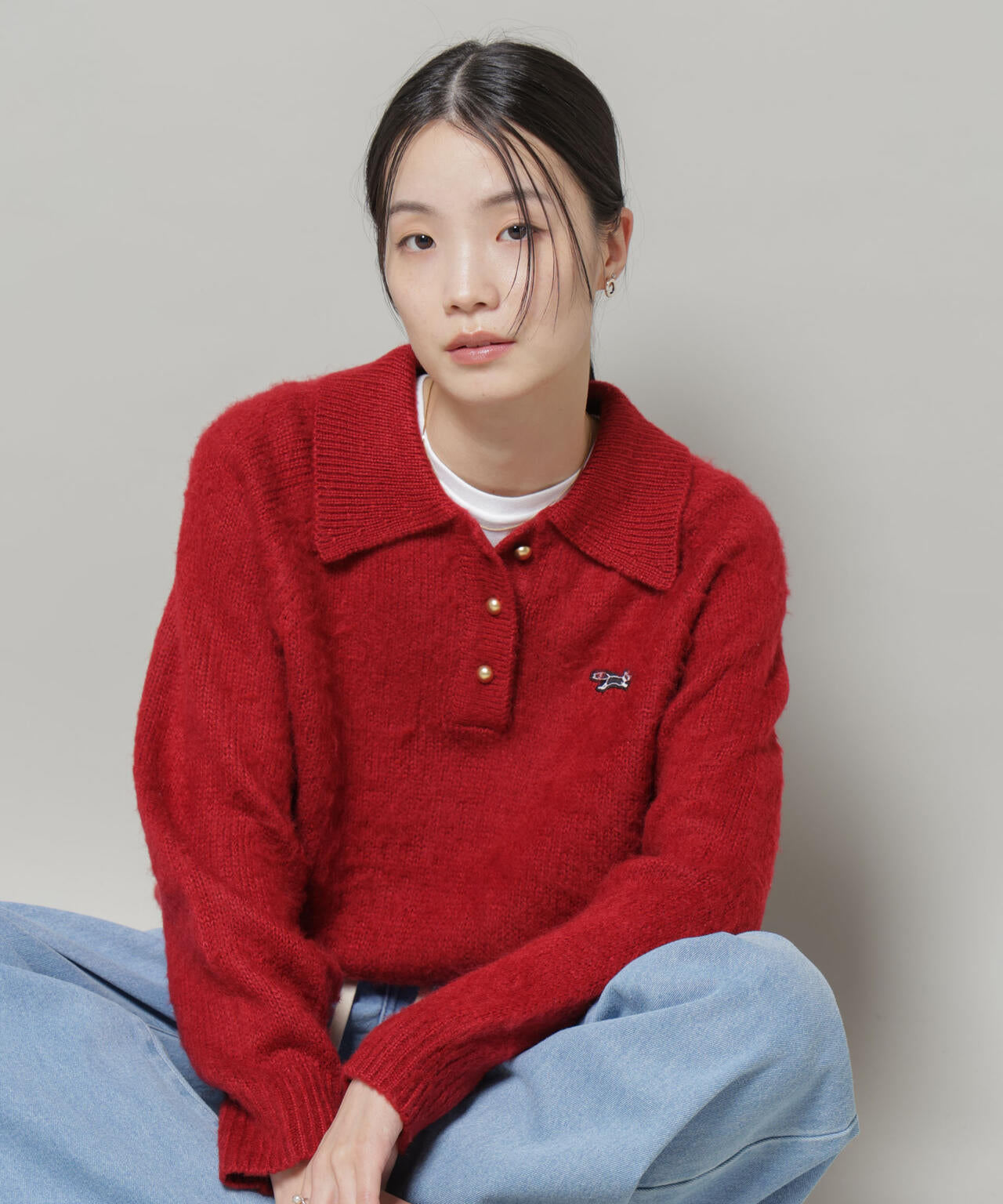 PENNEYS 別注 TheFOX シャギー ポロニット