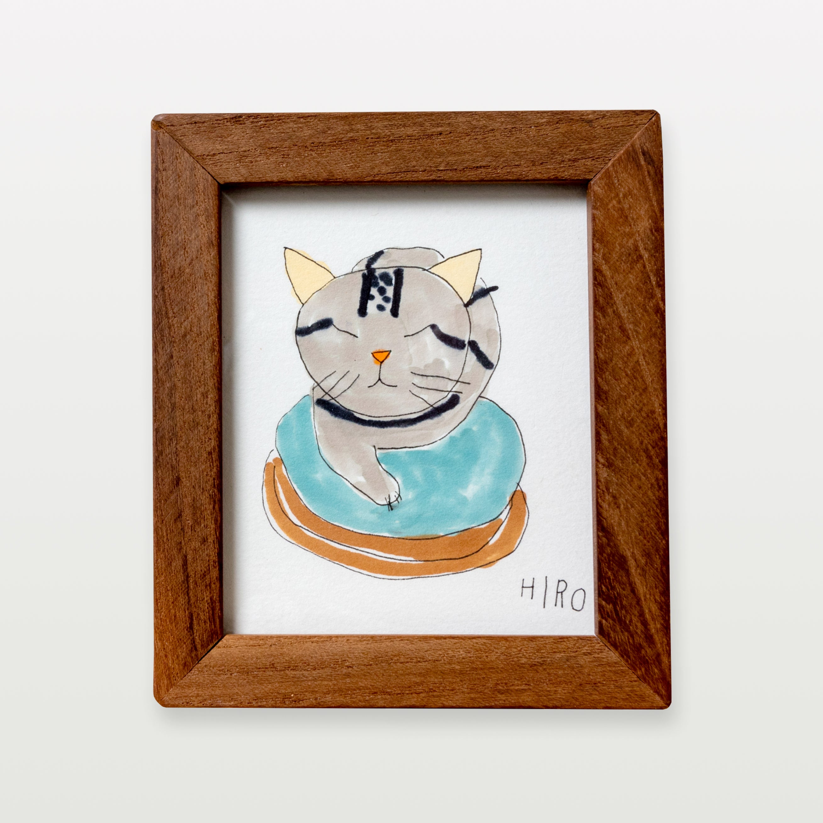 原画】猫ポーズのにゃんち – one's art