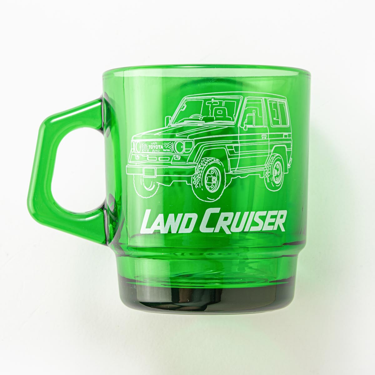 LAND CRUISER × Fire-King スタッキングマグ “OUTLINE” フォレスト