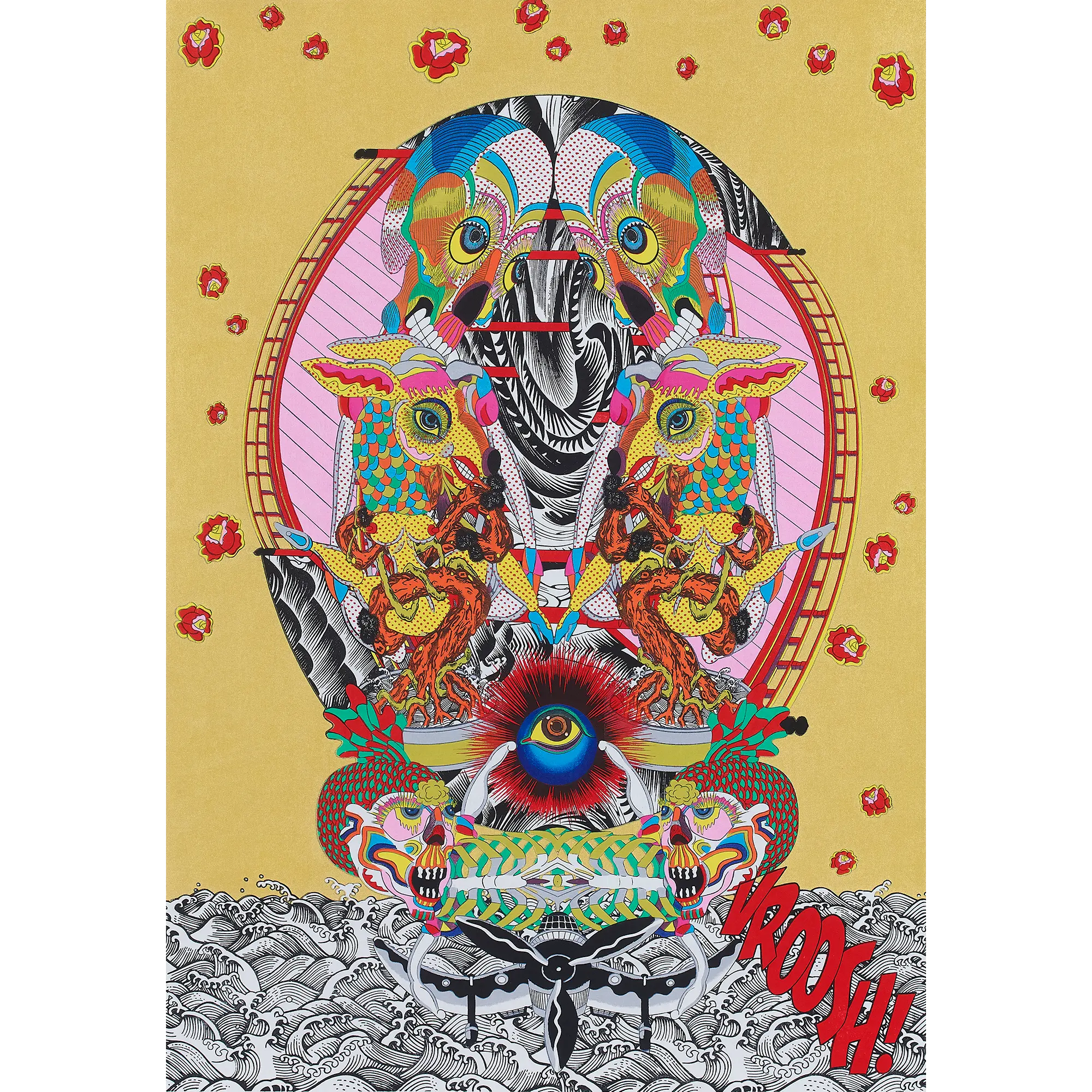 Keiichi Tanaami（田名網敬一） 田名網敬一「豊穣の庭」｜オンライン