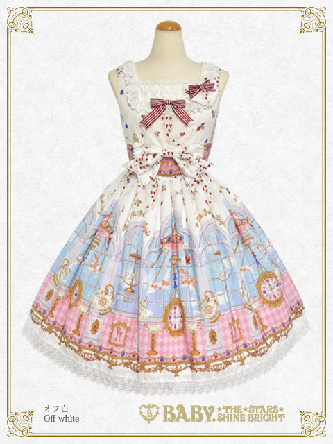 Alice in the Crystal Palace柄Ribbonジャンパースカート – BABY, THE