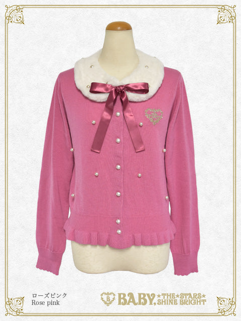 ファー衿付きパールカーディガン – BABY, THE STARS SHINE BRIGHT