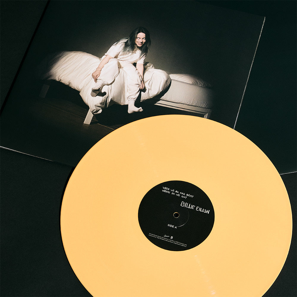 WHEN WE ALL FALL ASLEEP, WHERE DO WE GO?' Pale Yellow LP - Billie