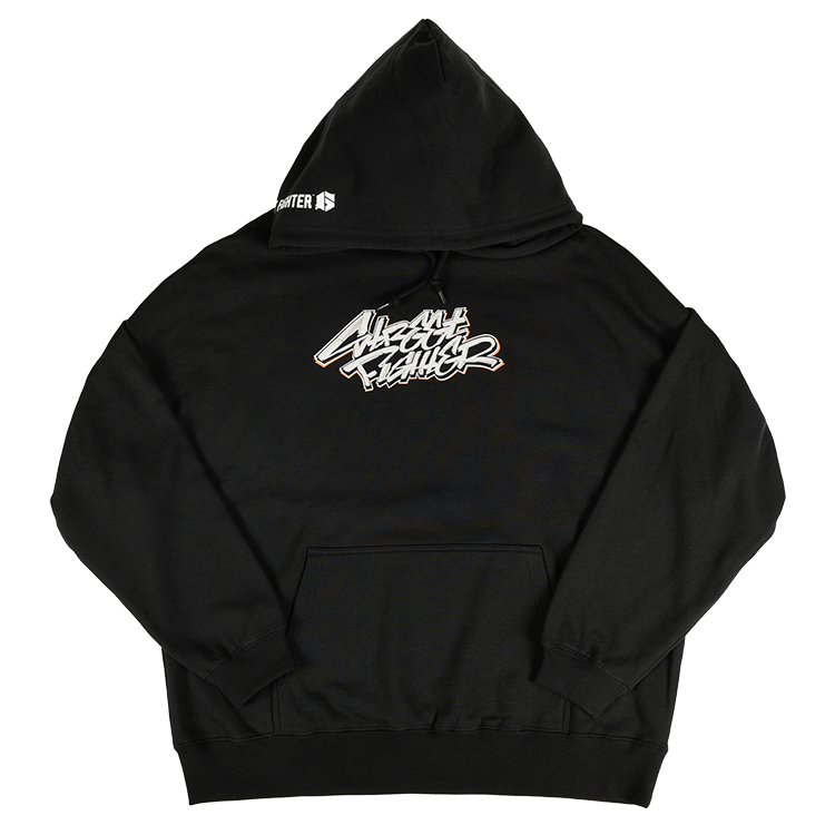 ストリートファイター SF6ステッカーロゴ オーバーサイズパーカー